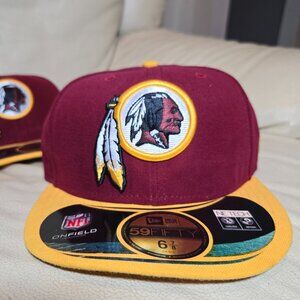 NWT New Era Washington Redskins On Field Sideline Fitted Hat ALL SIZES